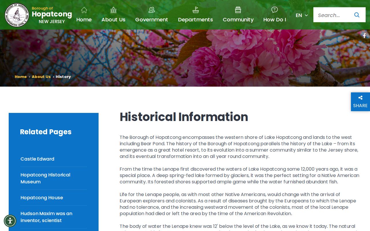 Hopatcong criminal records context and borough history